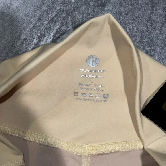 Beautiful pale yellow Til You Collapse Effortless Classic Leggings Large soft - Picture 9 of 12